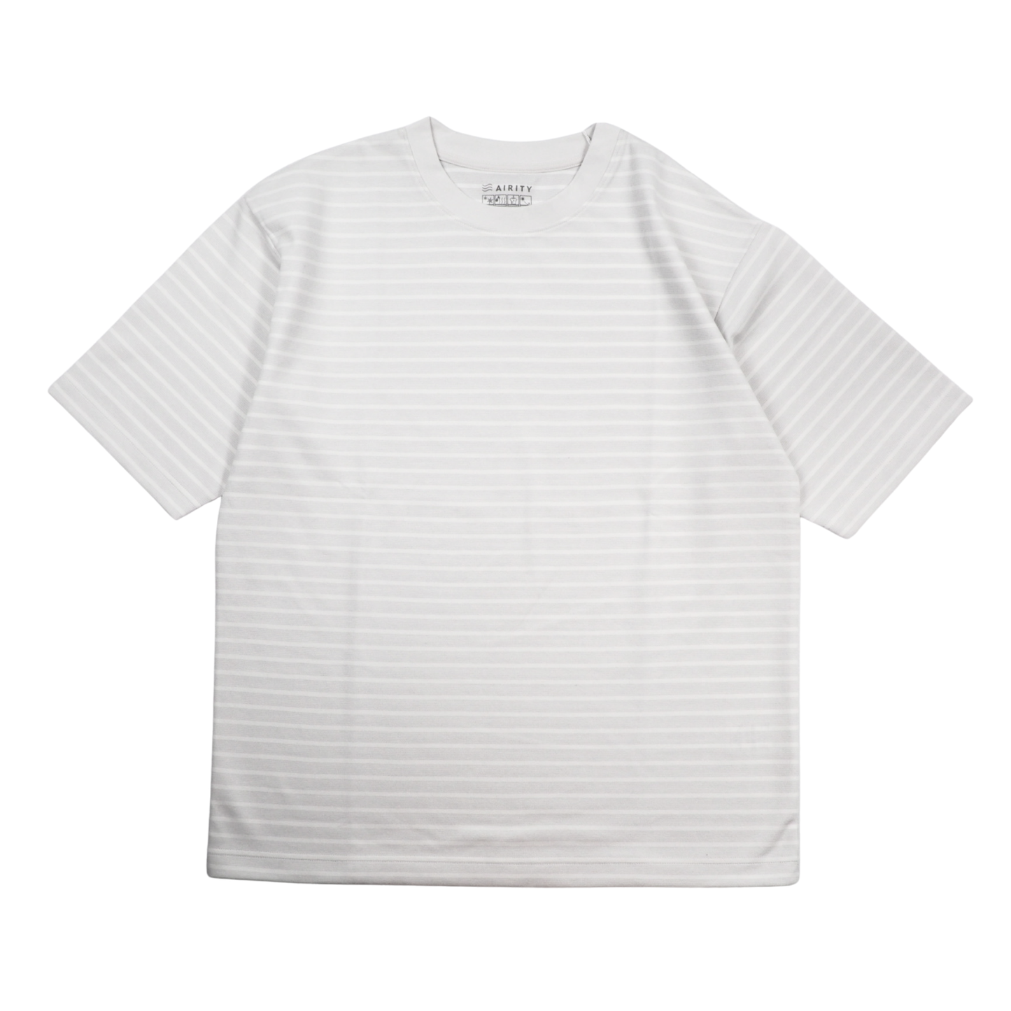 ［AIRITY］オーバーサイズTシャツ(マイクロボーダー)