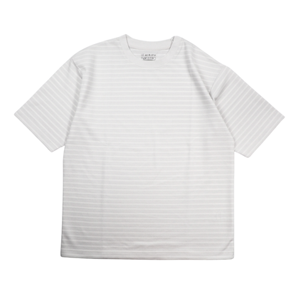 ［AIRITY］オーバーサイズTシャツ(マイクロボーダー)